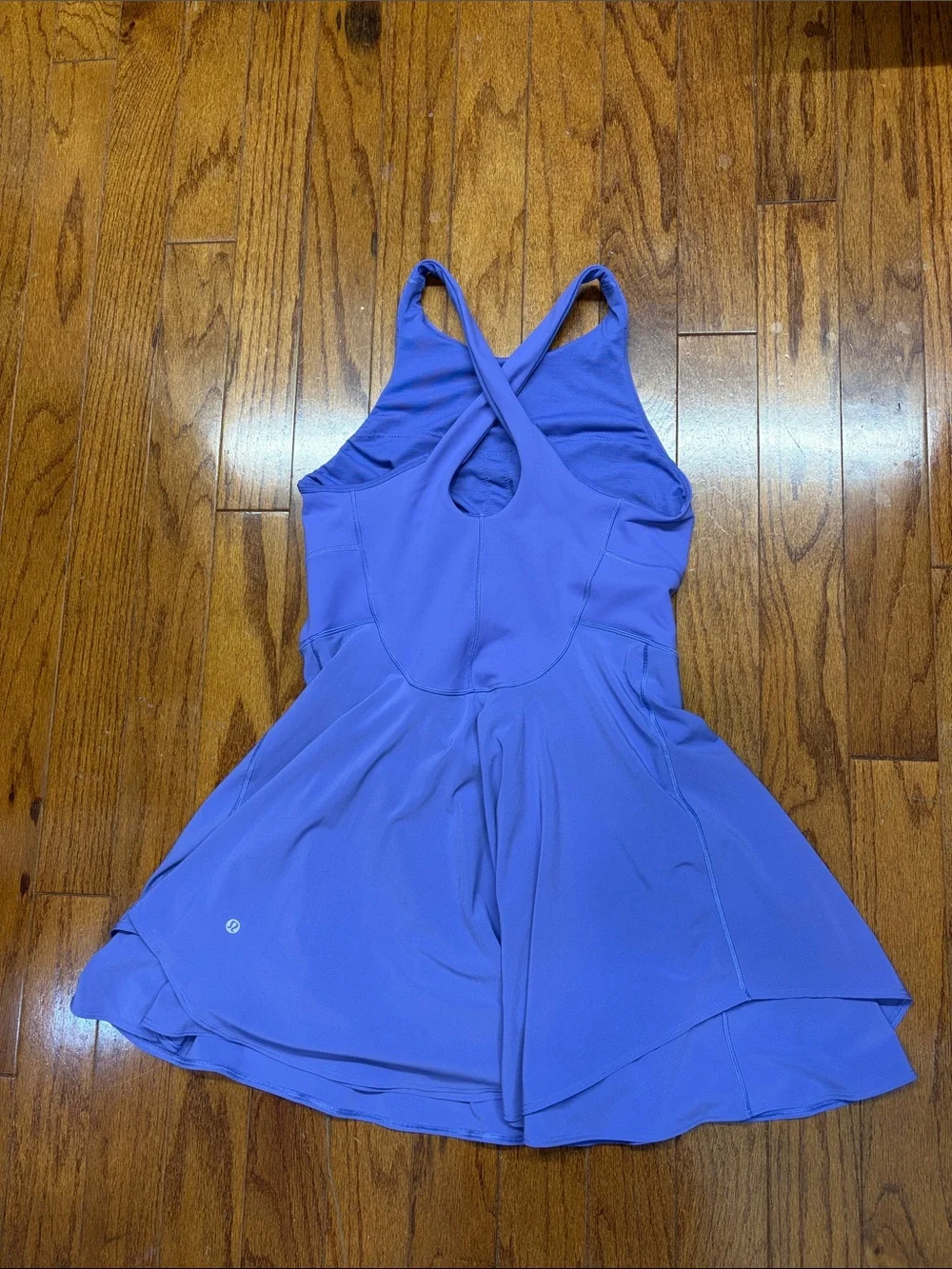lululemon athletica Lavender Backless Cross-Back Skater Dress